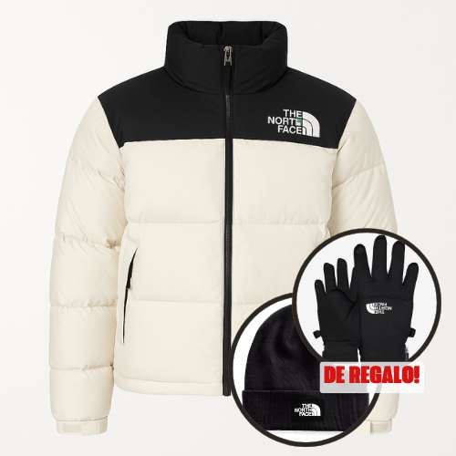 Campera The North Face Puffer ® + Gorrito y Guantes North Face de REGALO!