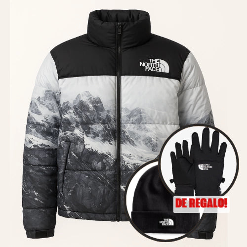 Campera The North Face Puffer ® + Gorrito y Guantes North Face de REGALO!