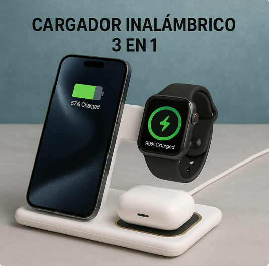 Cargador inalámbrico 3 en 1®