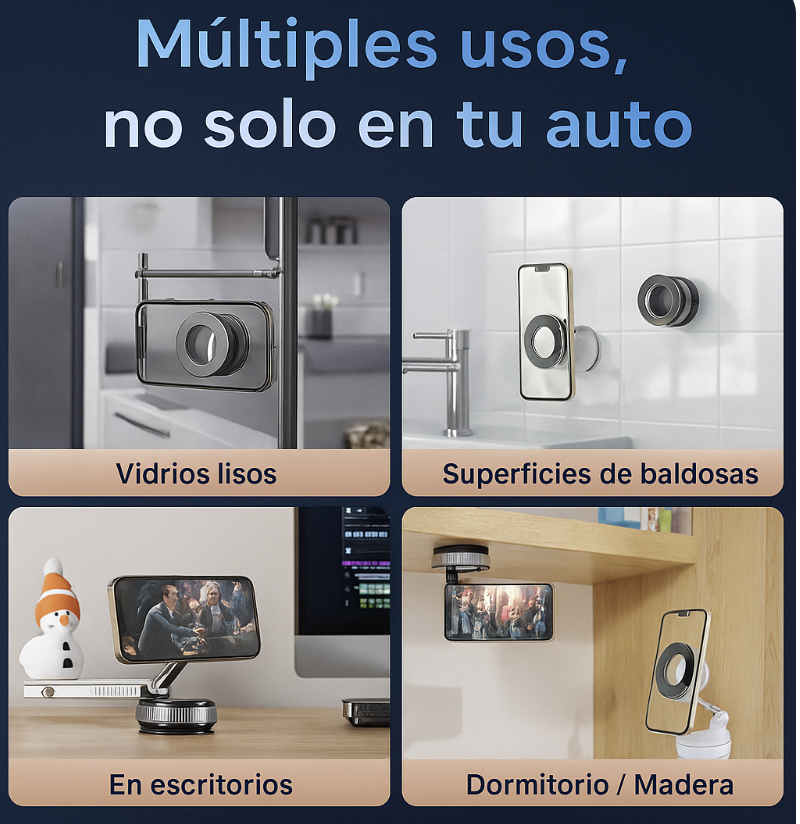 2x1 MagicGrip ® - Soporte Magnético con Giro 360°