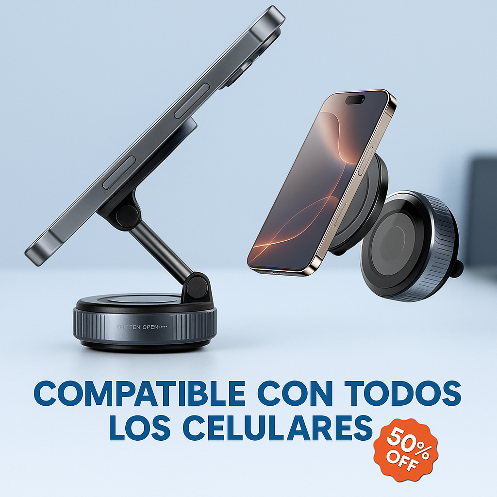 2x1 MagicGrip ® - Soporte Magnético con Giro 360°