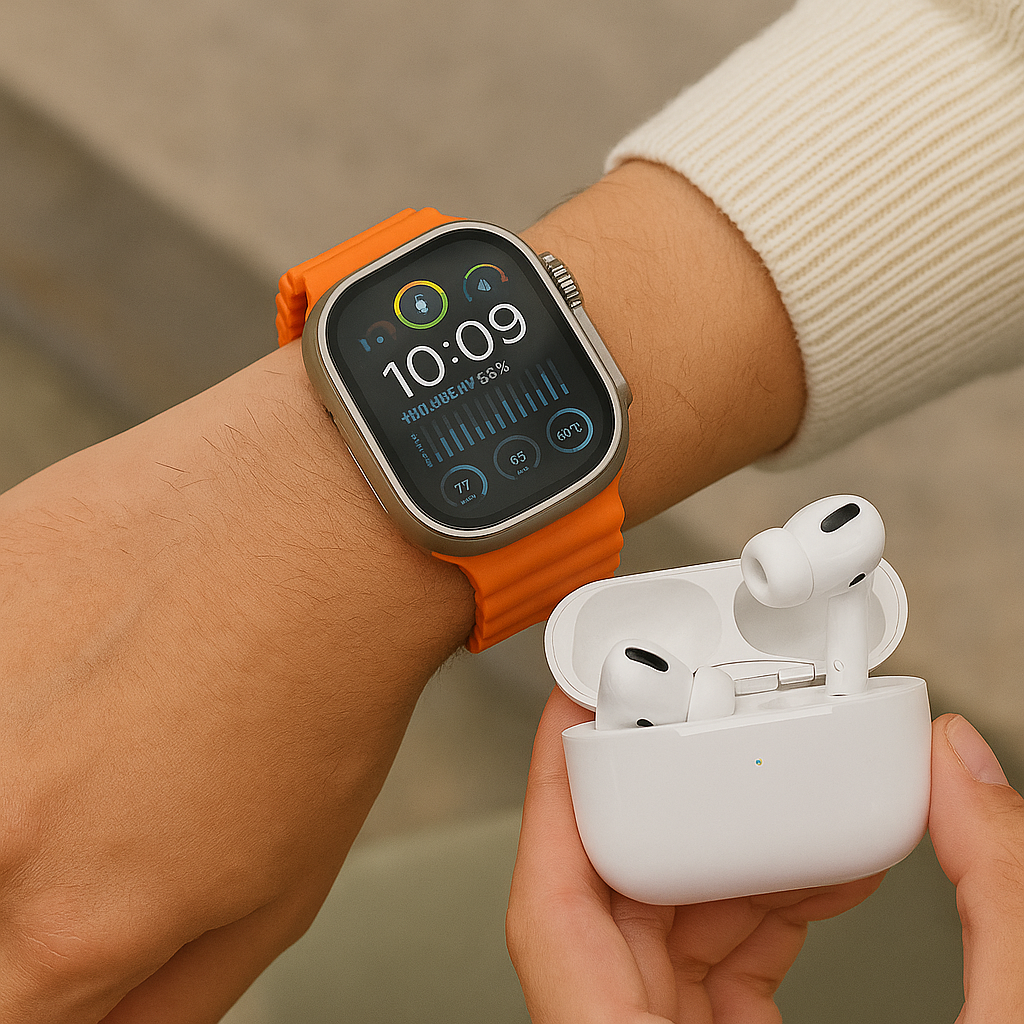 Combo Tech Total: Auriculares Air Pro® + Smartwatch Pro 360®