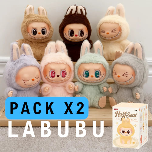 Pack X2 Labubu Oficial Sorpresa