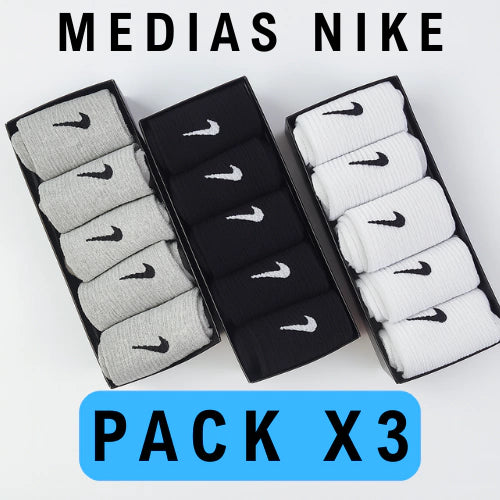 Pack x3 Medias Nike Originales