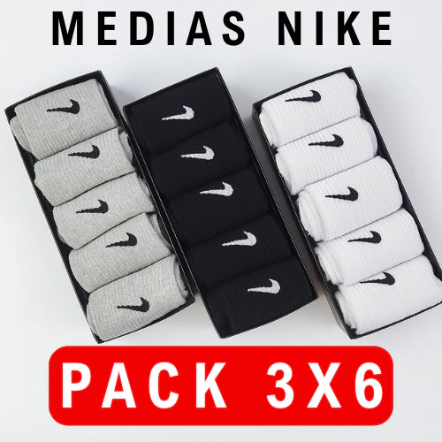 Pack 3x6 Medias Nike Originales