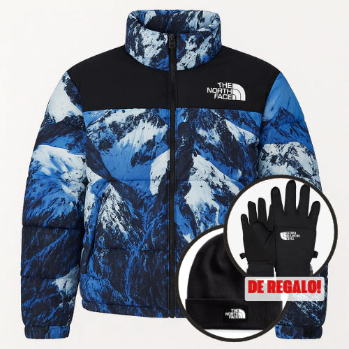 Campera The North Face Puffer ® + Gorrito y Guantes North Face de REGALO!