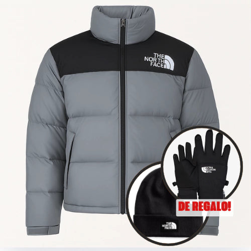 Campera The North Face Puffer ® + Gorrito y Guantes North Face de REGALO!
