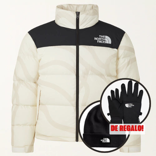 Campera The North Face Puffer ® + Gorrito y Guantes North Face de REGALO!