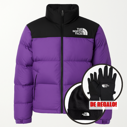 Campera The North Face Puffer ® + Gorrito y Guantes North Face de REGALO!